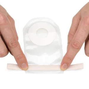 15/BX, Pouchkins Premie One-Piece Ostomy Pouch - Flat Barrier