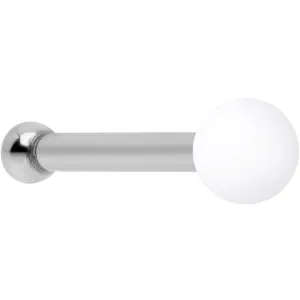 20 Gauge 1/4 White Matte 2mm Nose Bone