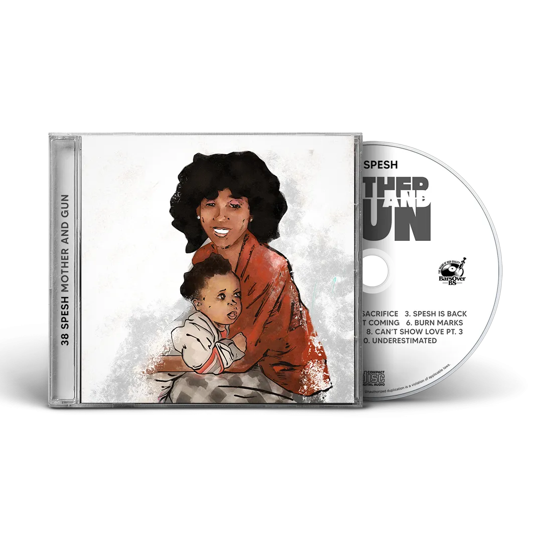 38 Spesh - Mother And Gun (Jewel Case CD) (Glass Mastered)