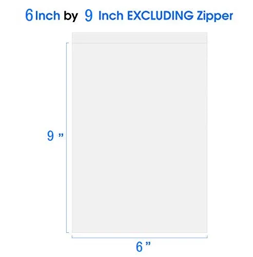 3" x 4" (200/1000 Pack) Re-closable Zip Lock Plastic Clear Poly Bag 2 Mil