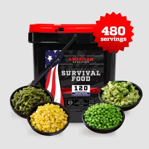 480 Servings Freeze-Dried Veggie Bundle