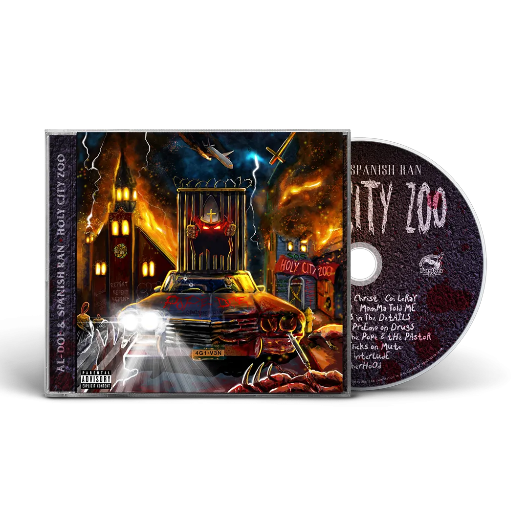 Al Doe x Spanish Ran - Holy City Zoo (Jewel Case CD) (Glass Mastered CD)