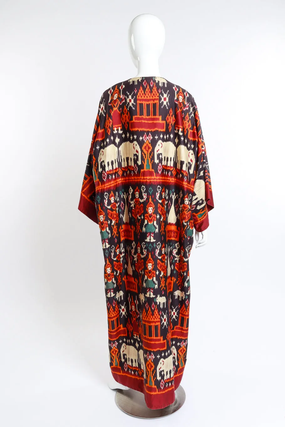 Apsara Elephant Print Caftan