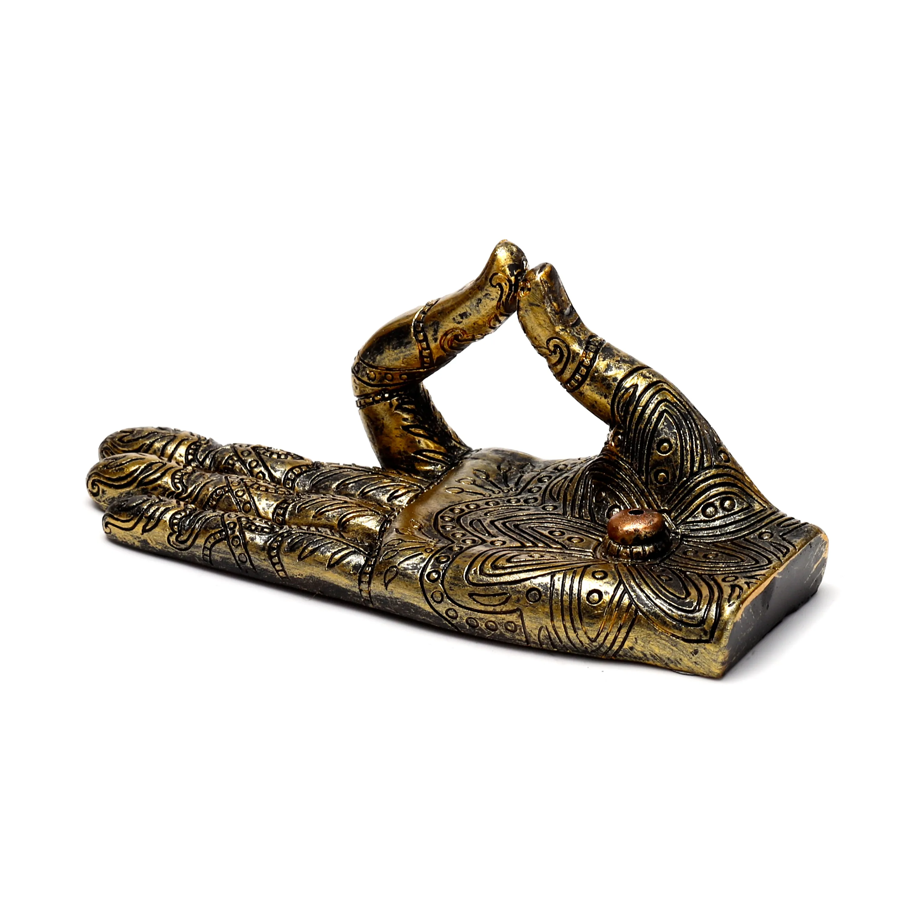 Ashcatcher Incense Stick Burner - Henna Buddha Hand