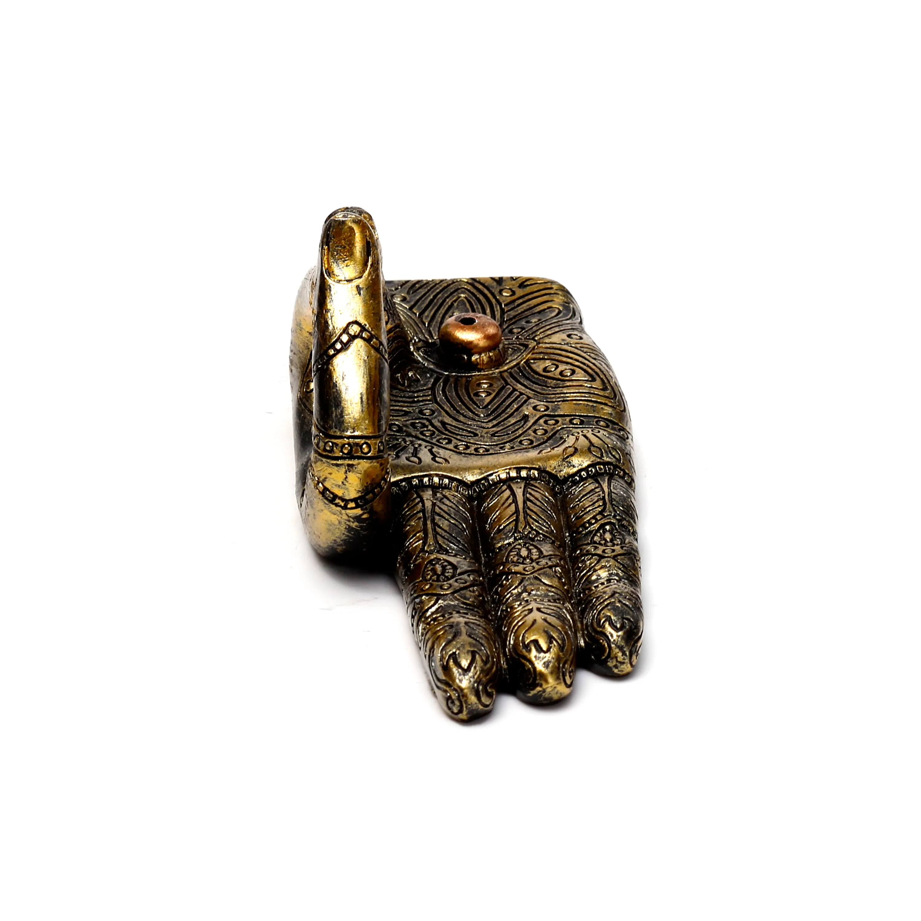 Ashcatcher Incense Stick Burner - Henna Buddha Hand