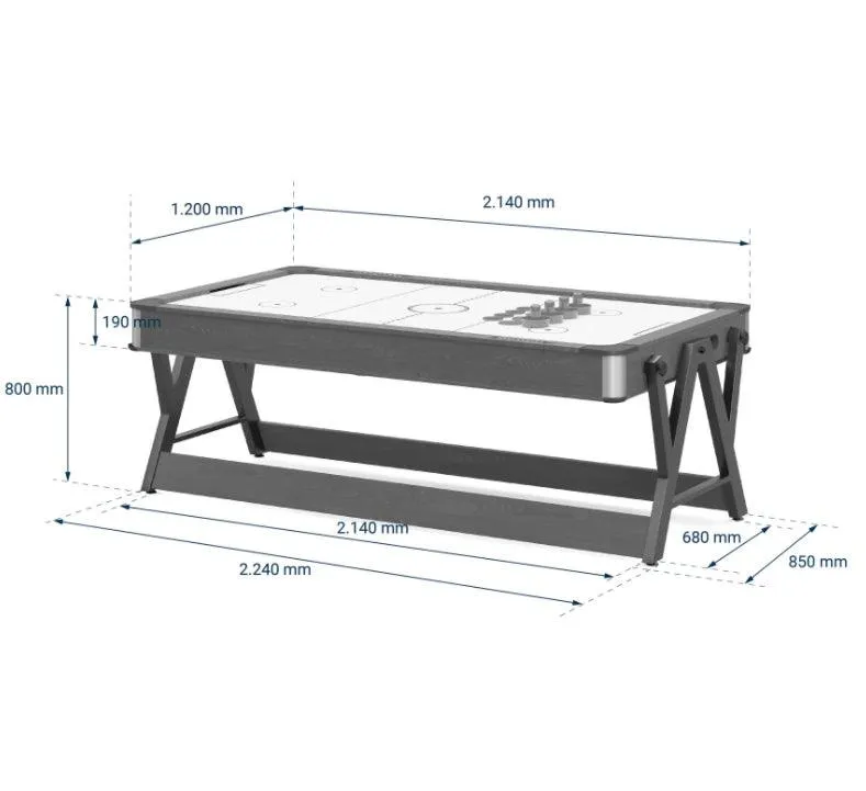 Atlanta Multi-Game Pool Table (Pool, Air Hockey, Roulette, Poker)