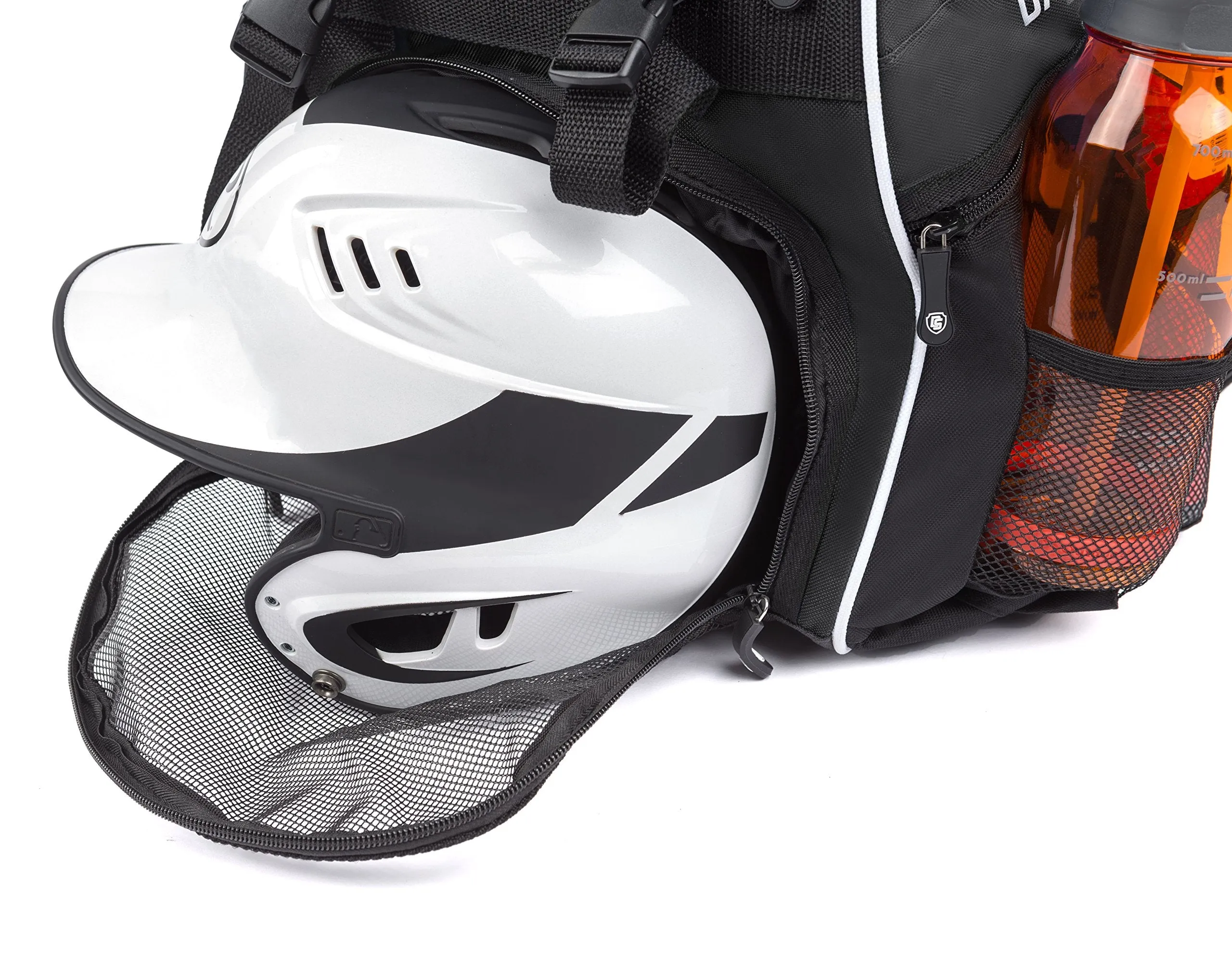 Baseball Bag Softball Backpack - DashSport Bat Bag | T-Ball Equipment and Softball Bag | Bat Pack (Black)