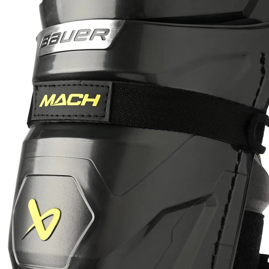 Bauer Supreme Mach Hockey Shin Guards - Intermediate (2023)