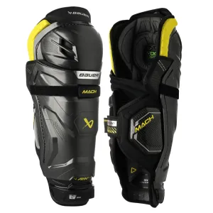 Bauer Supreme Mach Hockey Shin Guards - Intermediate (2023)