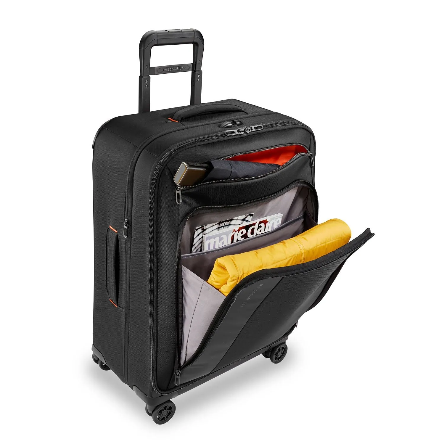Briggs & Riley ZDX Medium Expandable Spinner - Black