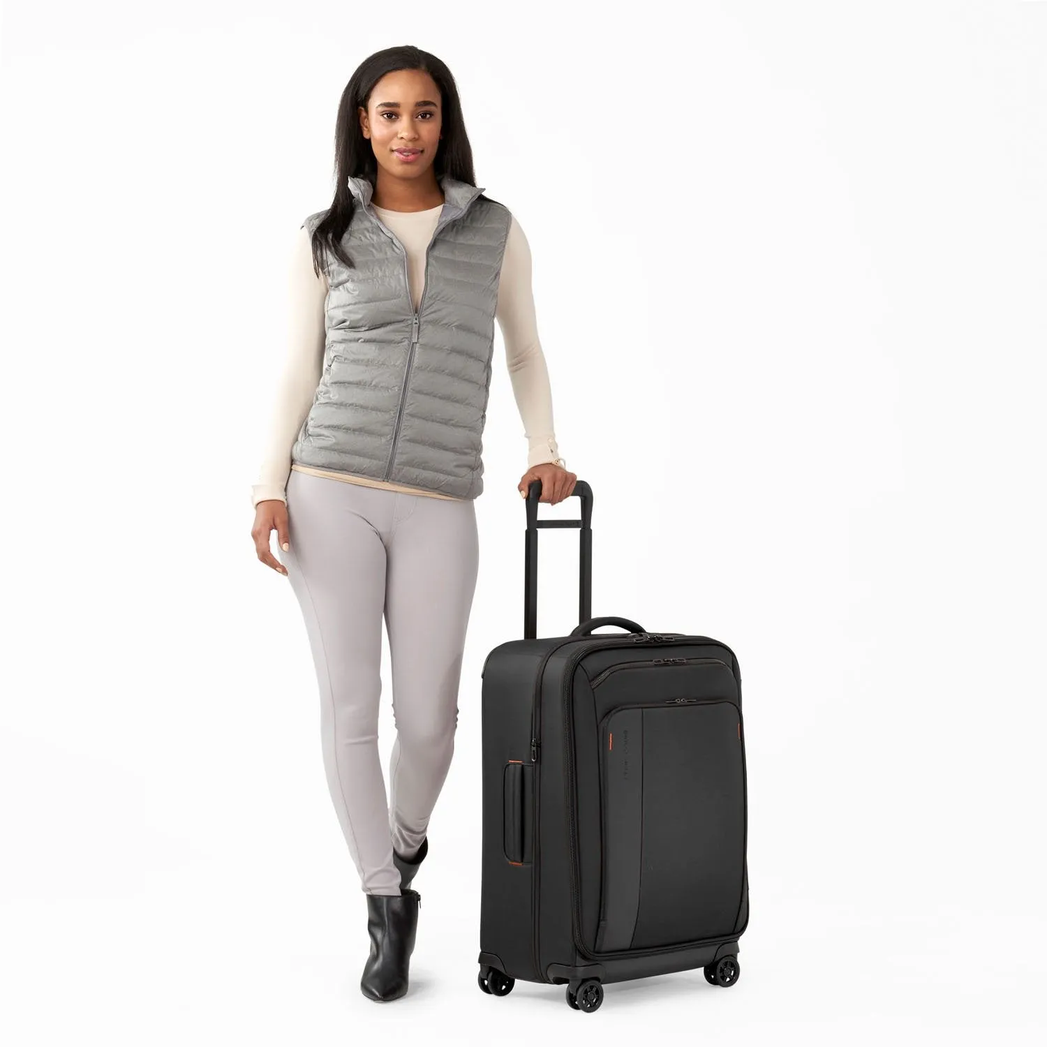 Briggs & Riley ZDX Medium Expandable Spinner - Black