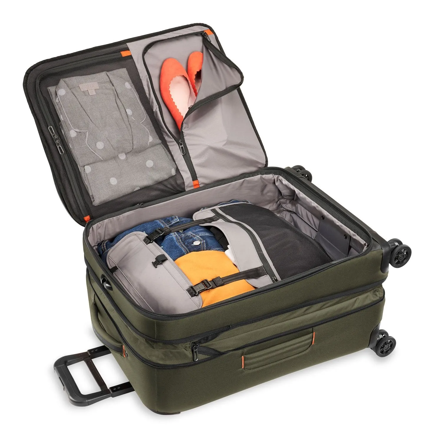 Briggs & Riley ZDX Medium Expandable Spinner - Hunter Green