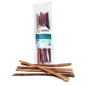 Bully Sticks Odor Free - Packaged - 12" Bully - 8 oz. Bag.