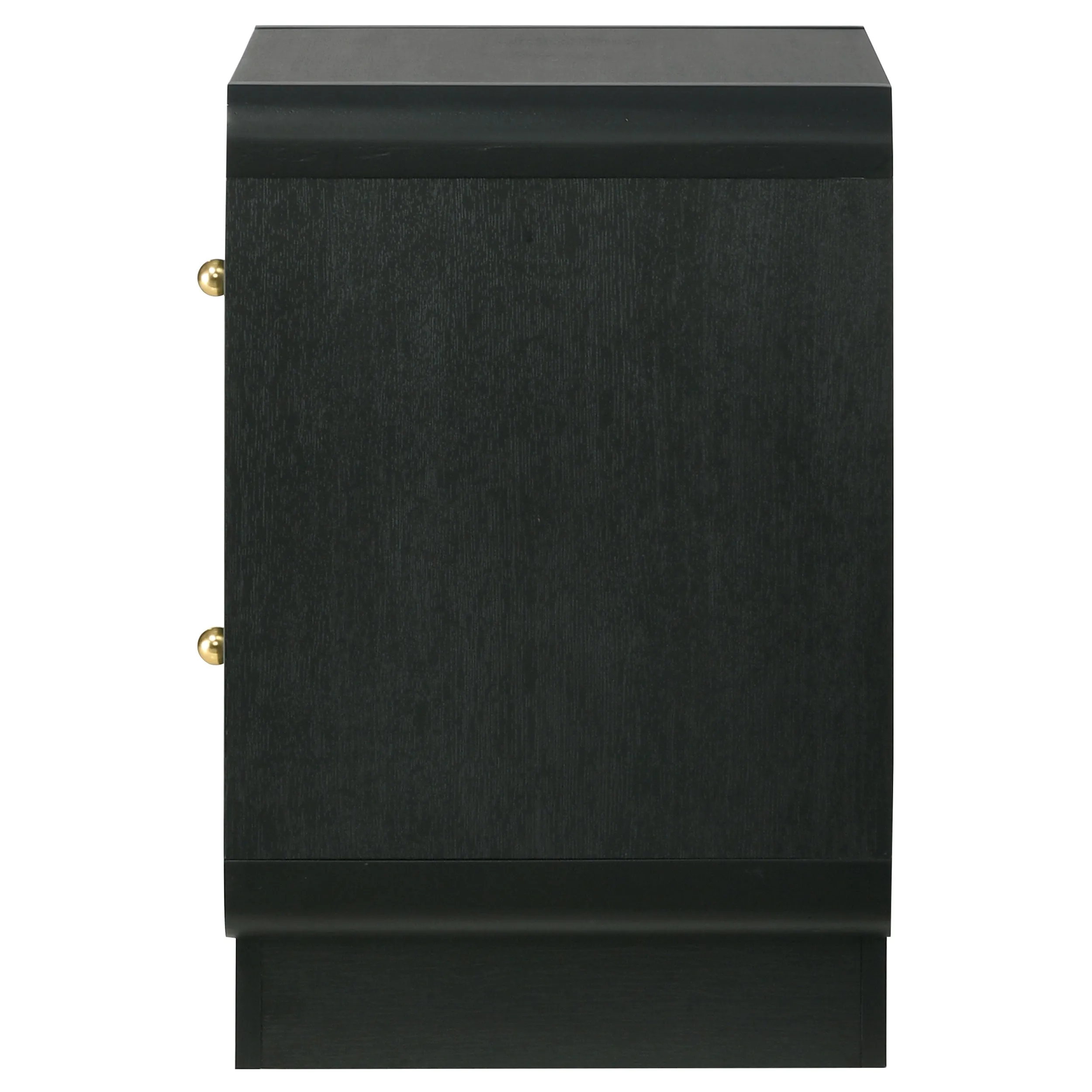 Cavelle 2-drawer Nightstand Bedside Table Black
