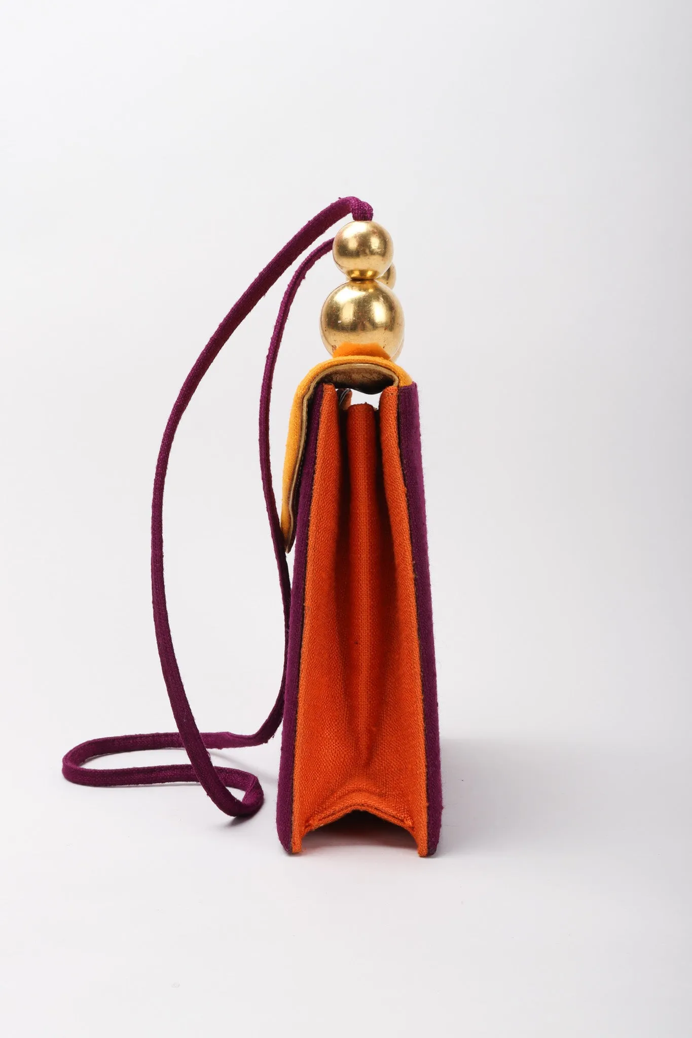 Color Block Fabric Bag