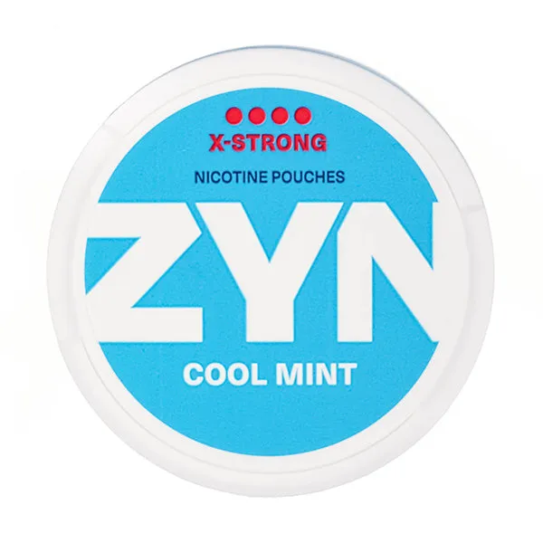 Cool Mint X Strong Nicotine Pouches by Zyn