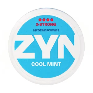 Cool Mint X Strong Nicotine Pouches by Zyn