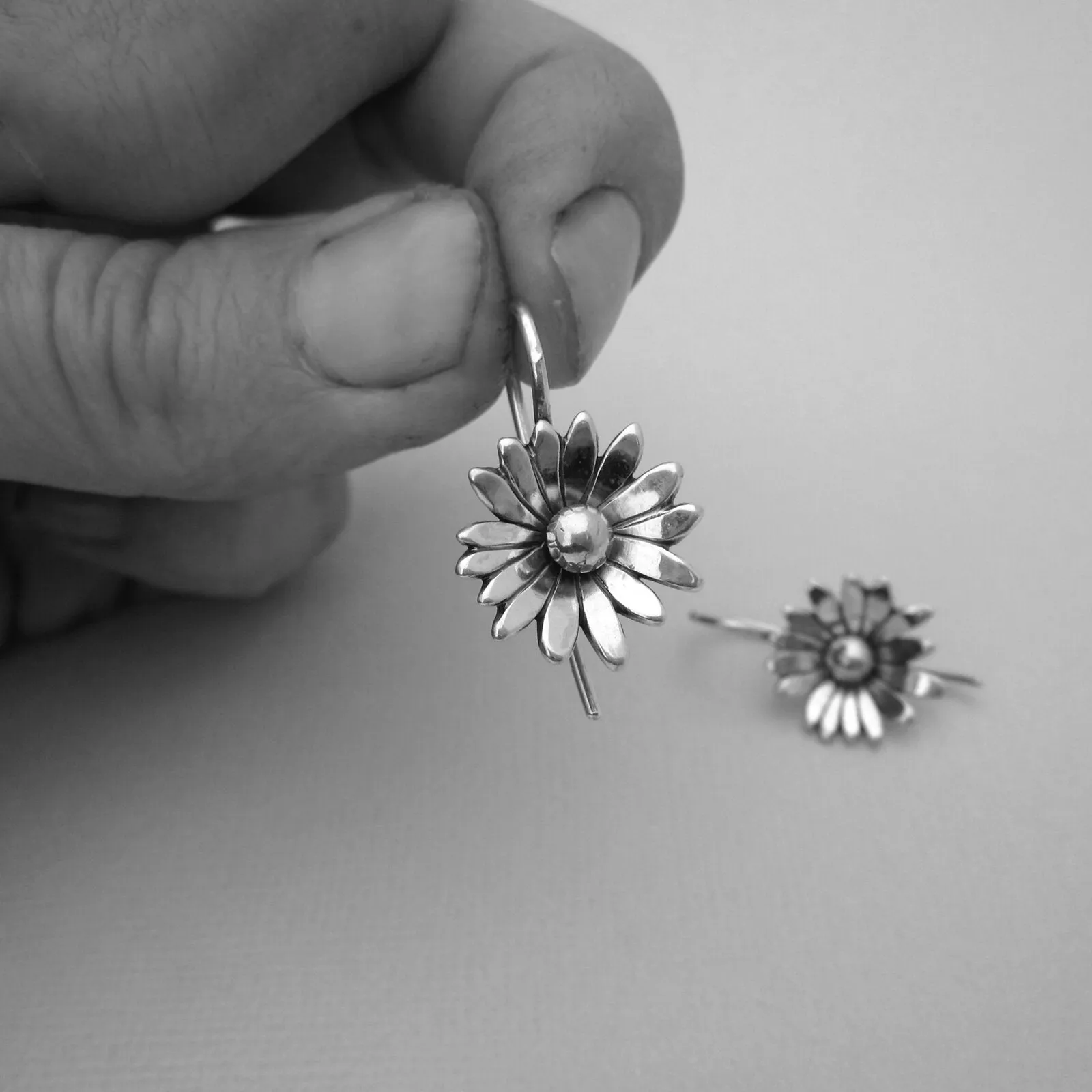 Daisy Sterling Silver Earrings