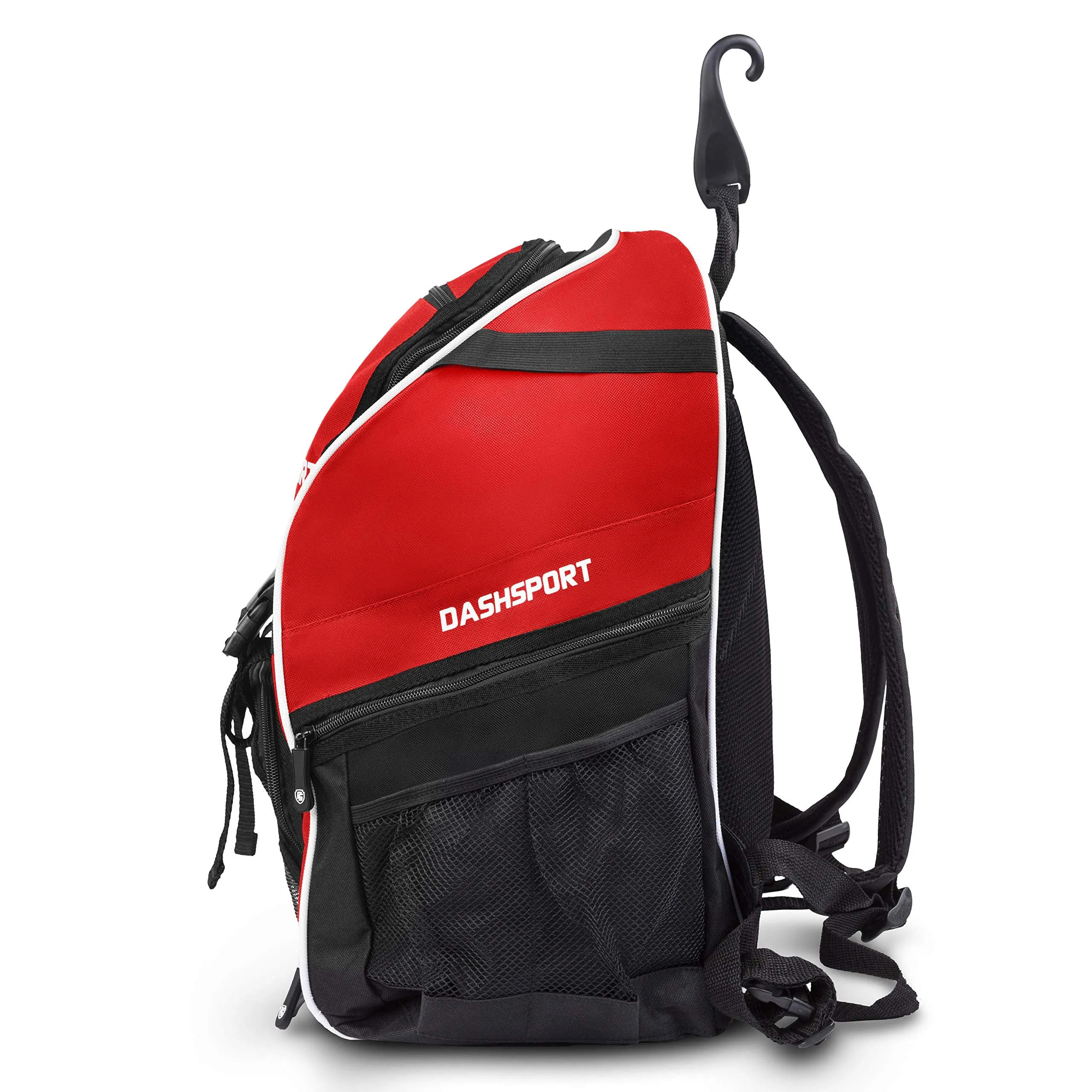 DashSport Baseball Bag Softball Backpack Bat Bag | T-Ball Equipment and Softball Bag | Bat Pack (Red)