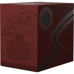 Double Shell Deck Box - Blood Red/Black