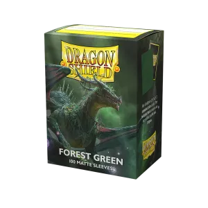Dragon Shield Sleeves Matte - Forest Green (100pk)