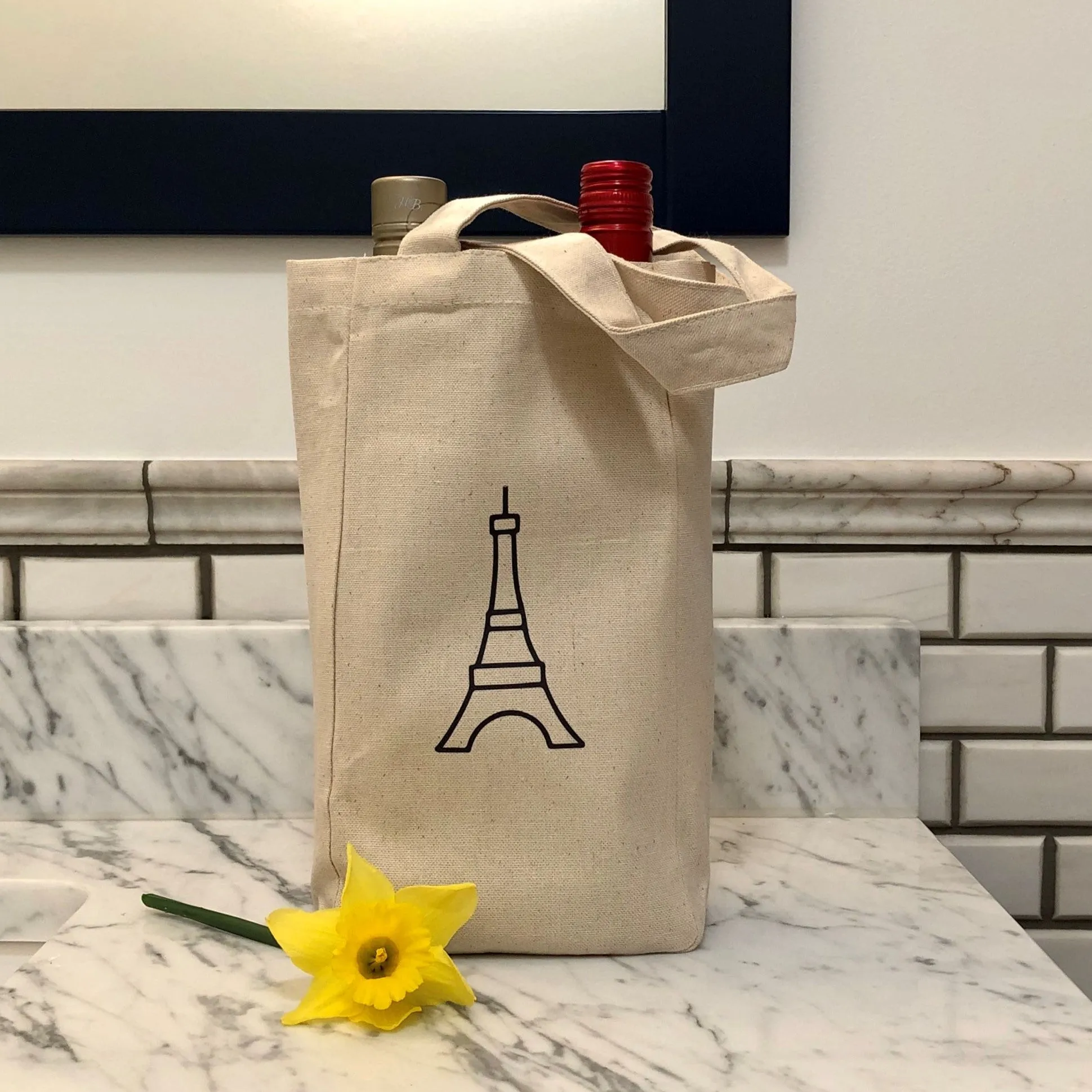 Eiffel Wine Tote