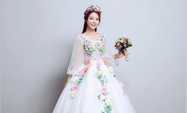 Elegant Short Colorful Prom Dress