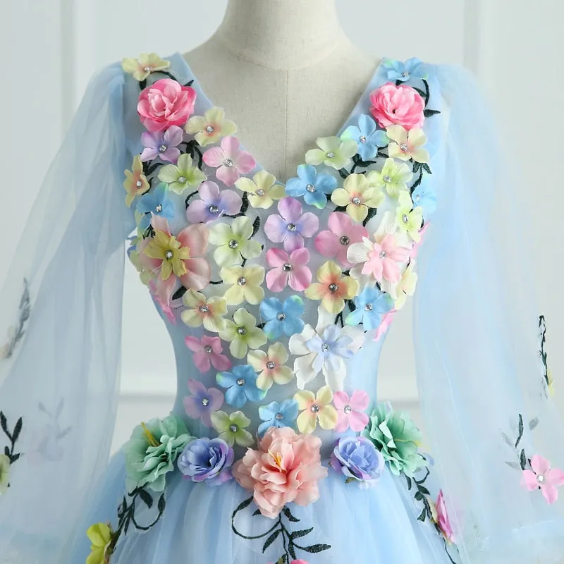 Elegant Short Colorful Prom Dress