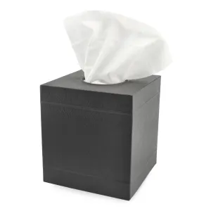 Galvanized Tissue Box Cover (Dark Gray, Case of 18)