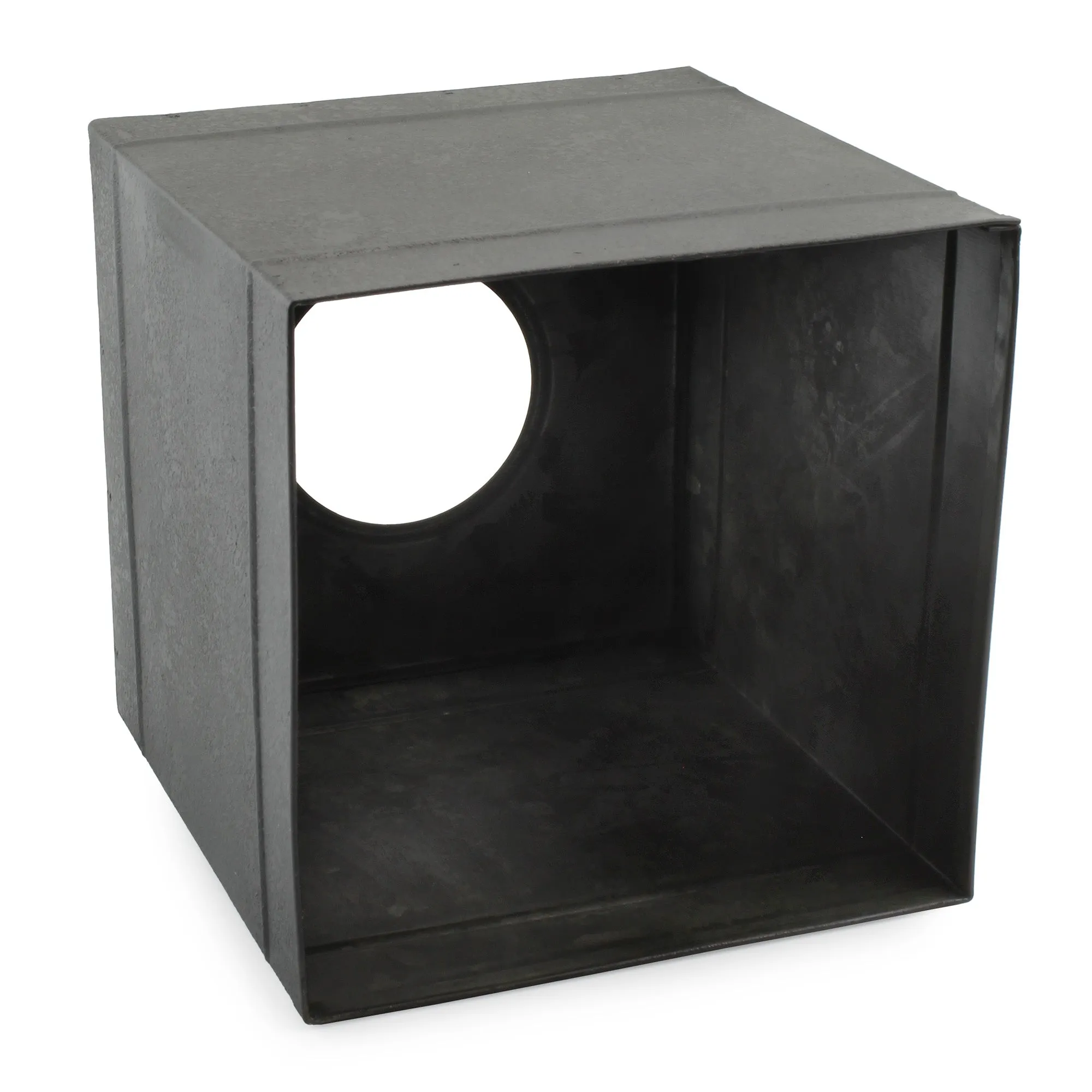 Galvanized Tissue Box Cover (Dark Gray, Case of 18)