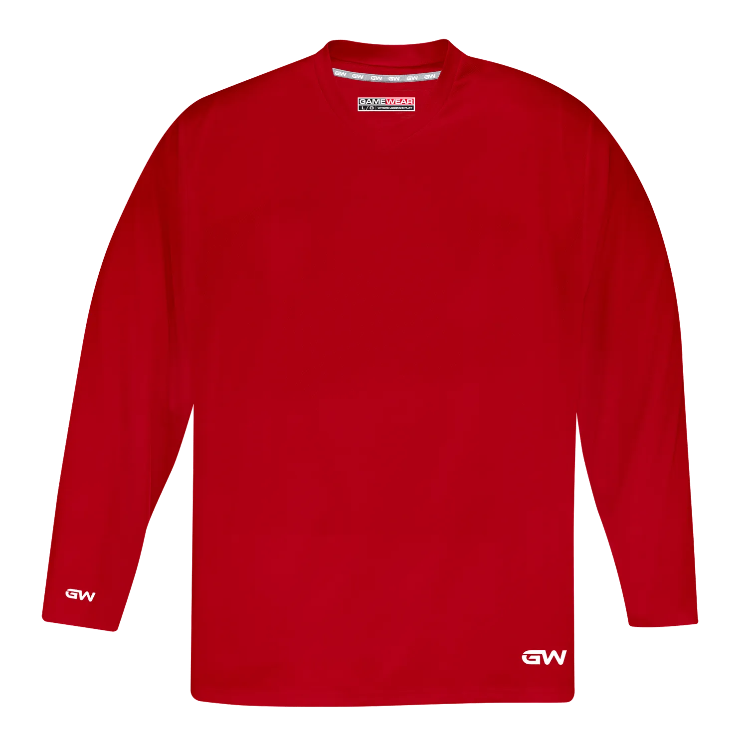 GameWear GW5500 ProLite Series Junior Hockey Practice Jersey - Red
