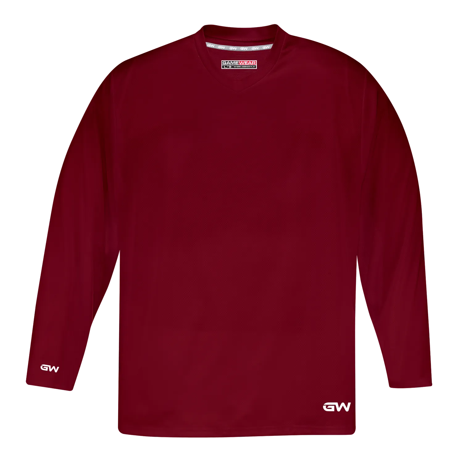 GameWear GW5500 ProLite Series Senior Hockey Practice Jersey - Crimson
