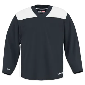 GameWear GW6500 ProLite Series Senior Hockey Practice Jersey - Black / White