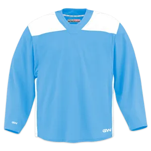 GameWear GW6500 ProLite Series Senior Hockey Practice Jersey - Sky Blue / White