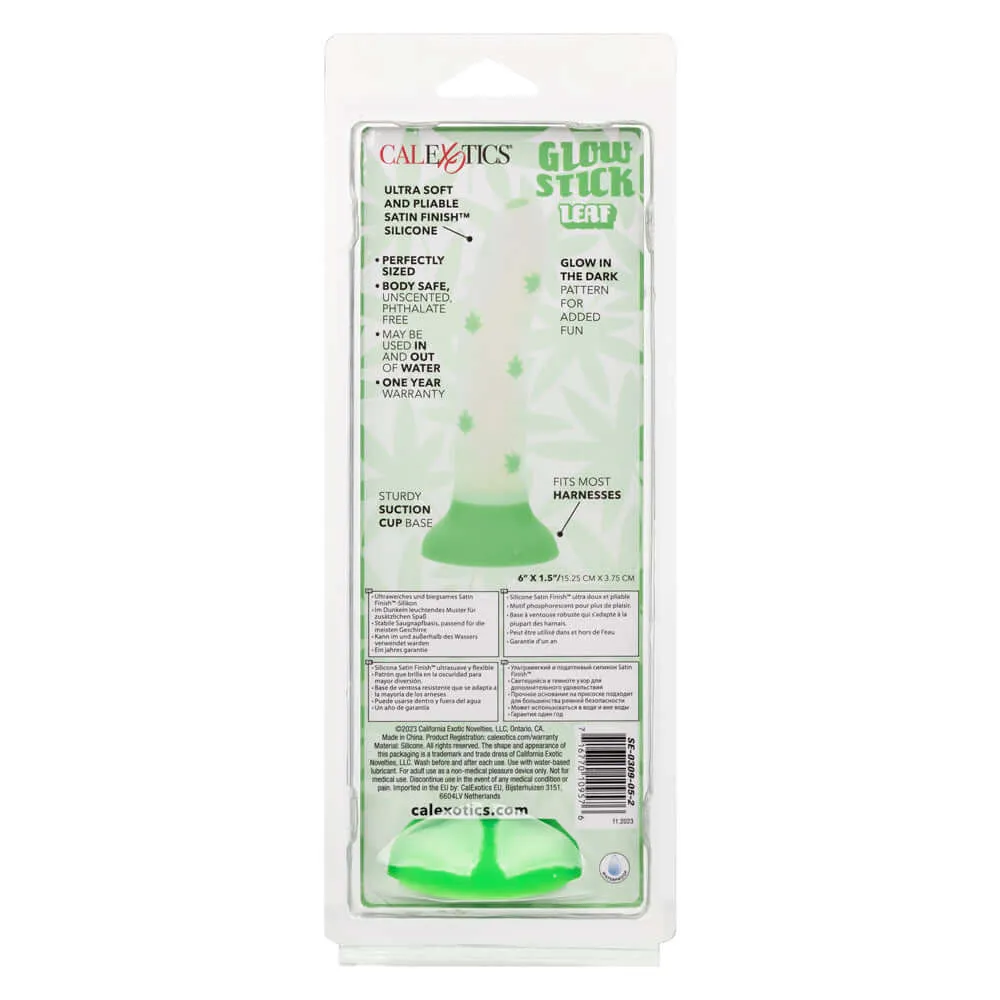 Glow Stick Leaf Dildo - Green