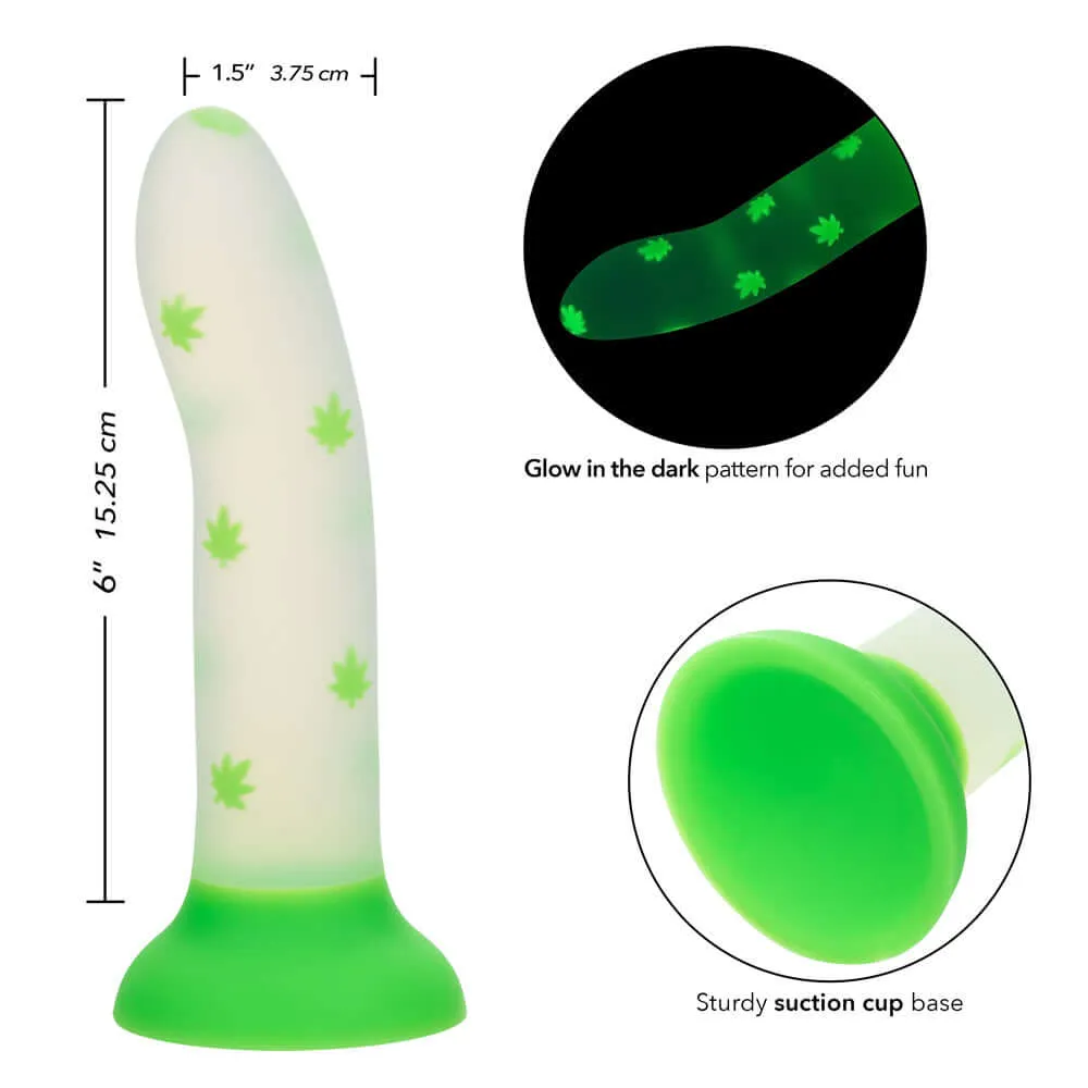 Glow Stick Leaf Dildo - Green