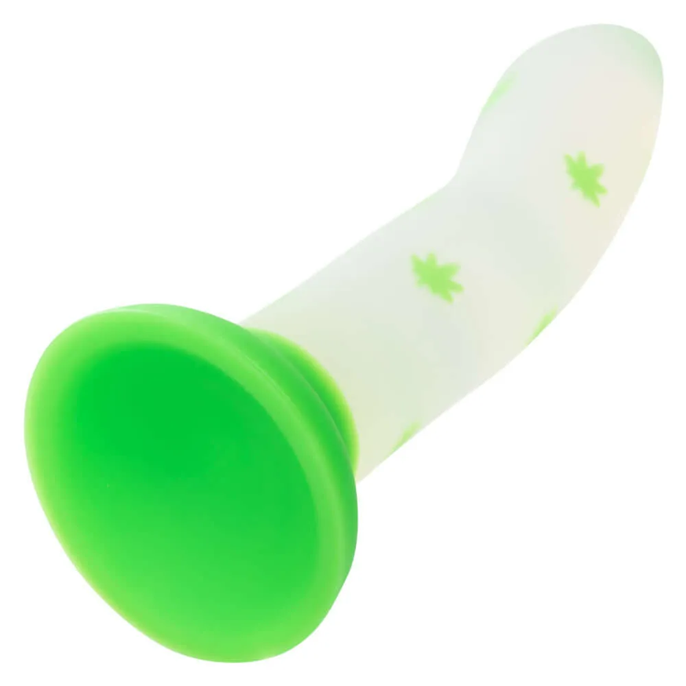 Glow Stick Leaf Dildo - Green