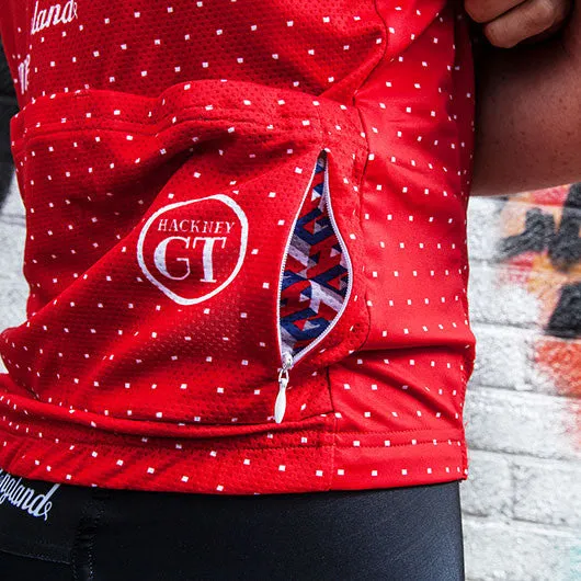 Hackney GT Trackster short sleeve jersey - red