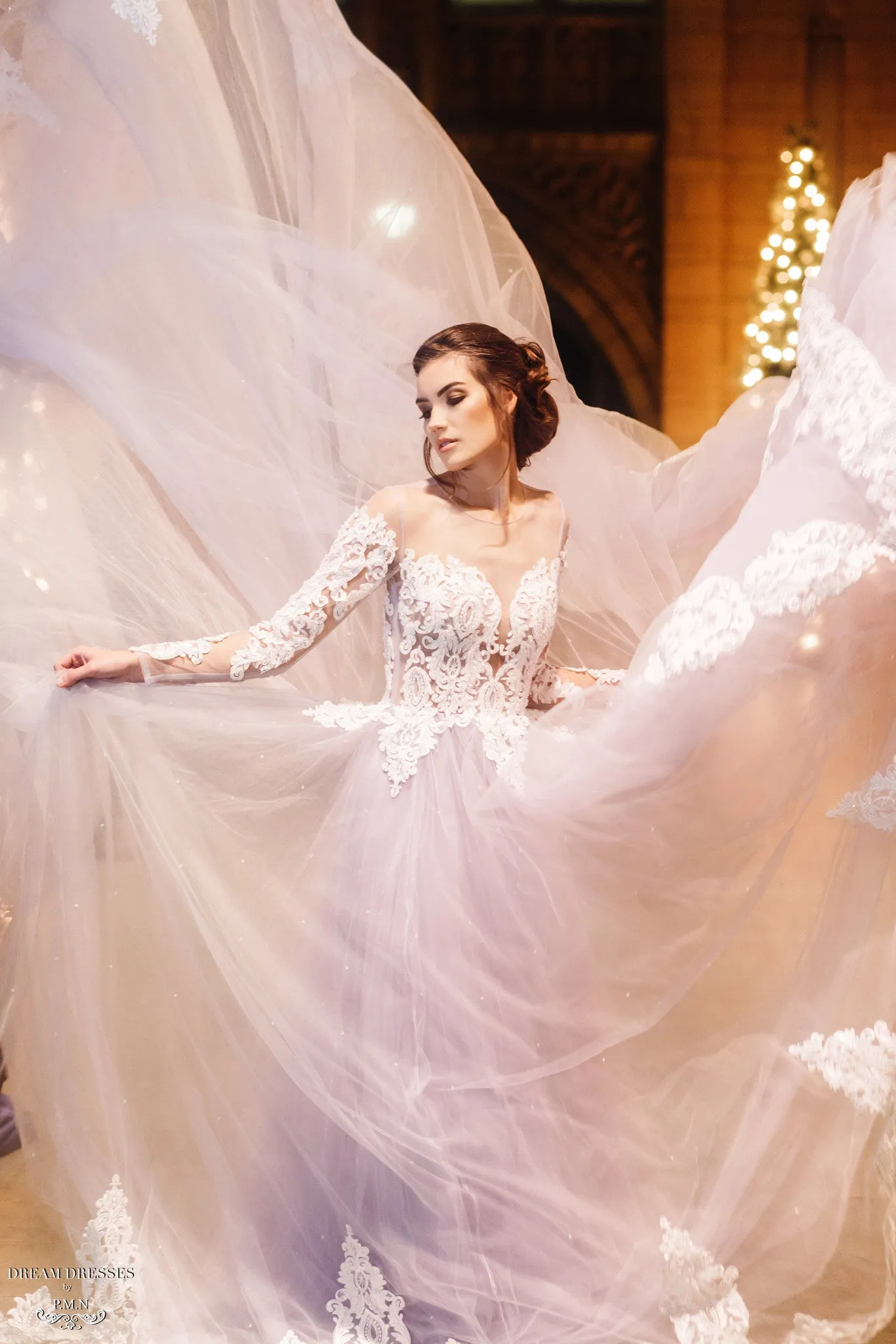 Haute Couture Blue Wedding Gown (#Alsatia)
