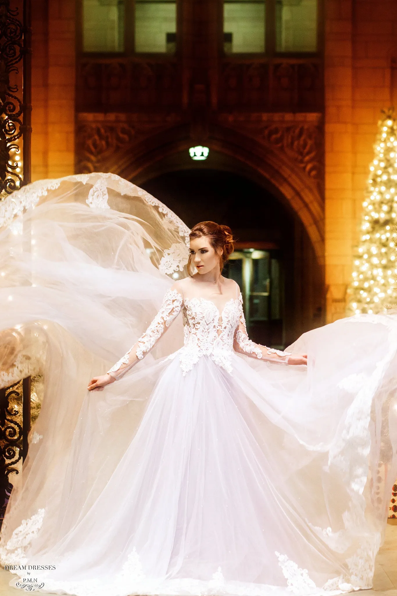 Haute Couture Blue Wedding Gown (#Alsatia)