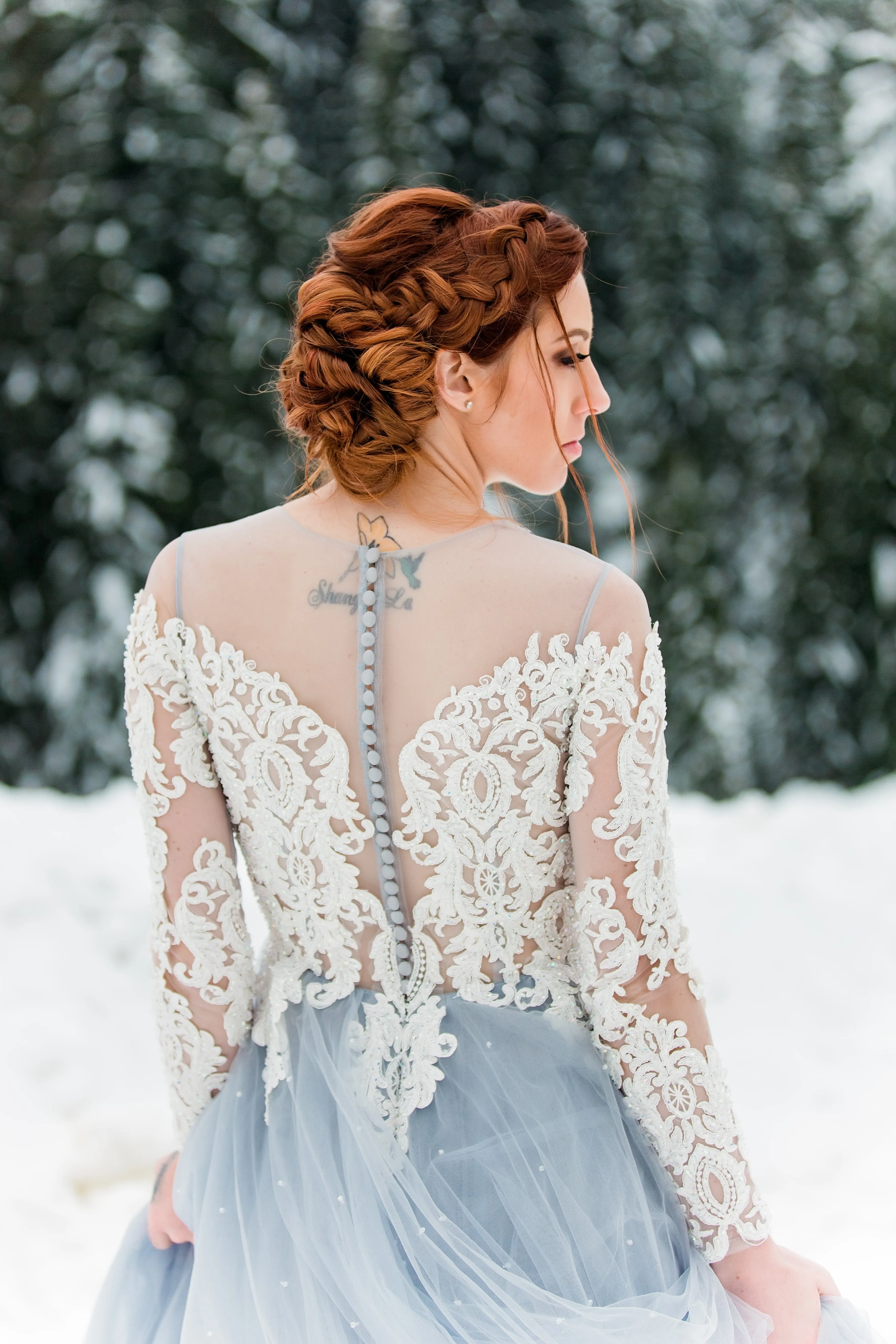Haute Couture Blue Wedding Gown (#Alsatia)
