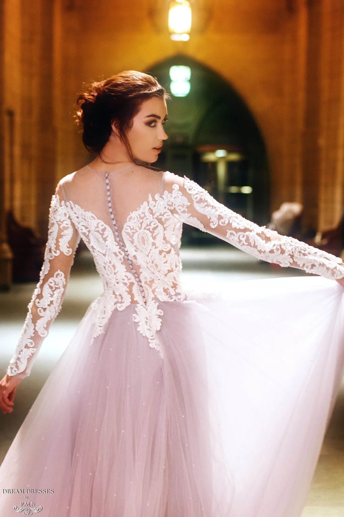 Haute Couture Blue Wedding Gown (#Alsatia)