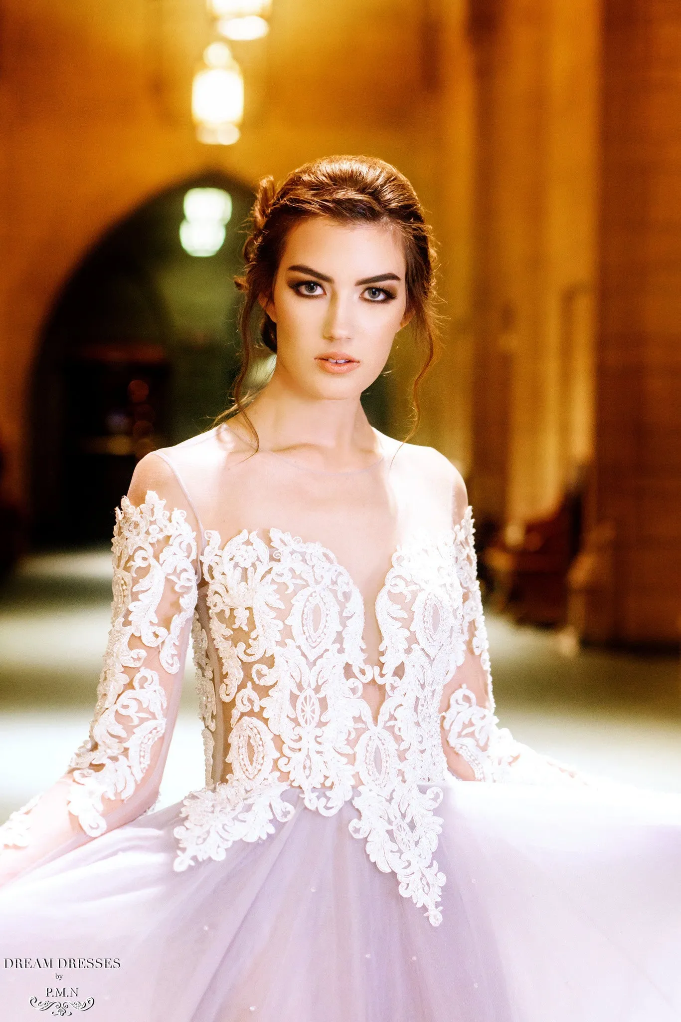 Haute Couture Blue Wedding Gown (#Alsatia)