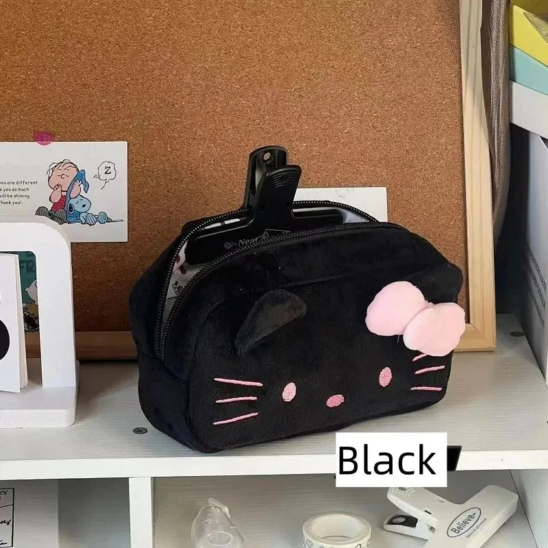 Hello Kitty Plush Pencil Case Cute  Roomy