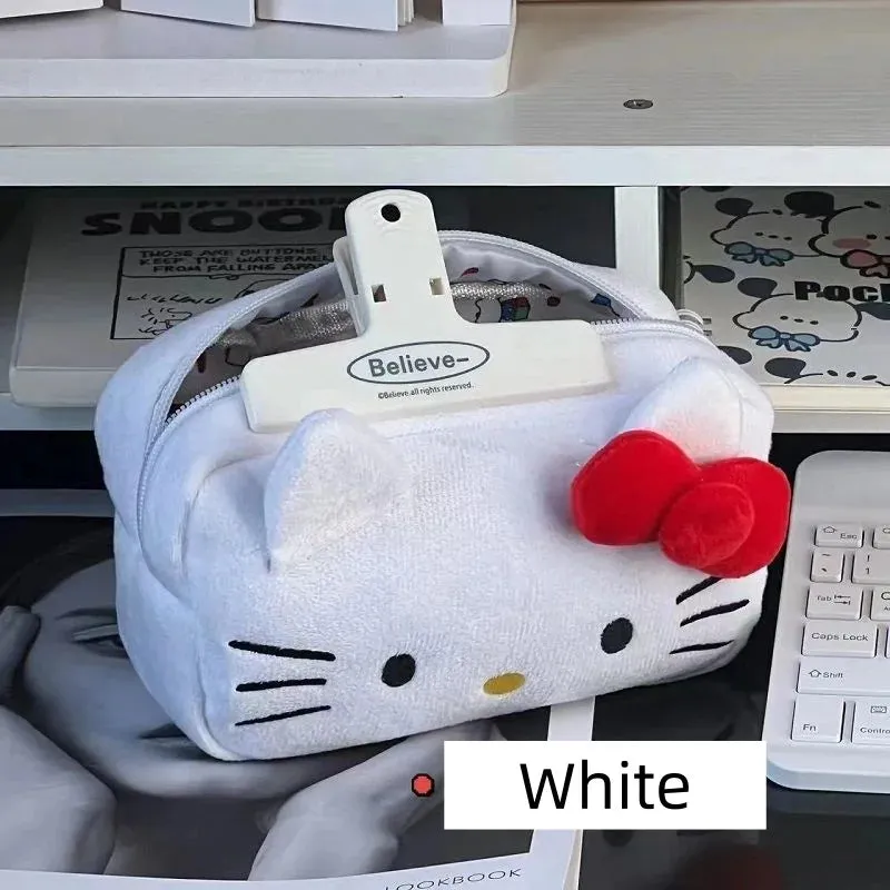 Hello Kitty Plush Pencil Case Cute  Roomy