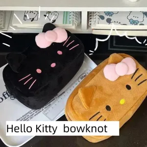 Hello Kitty Plush Pencil Case Cute  Roomy