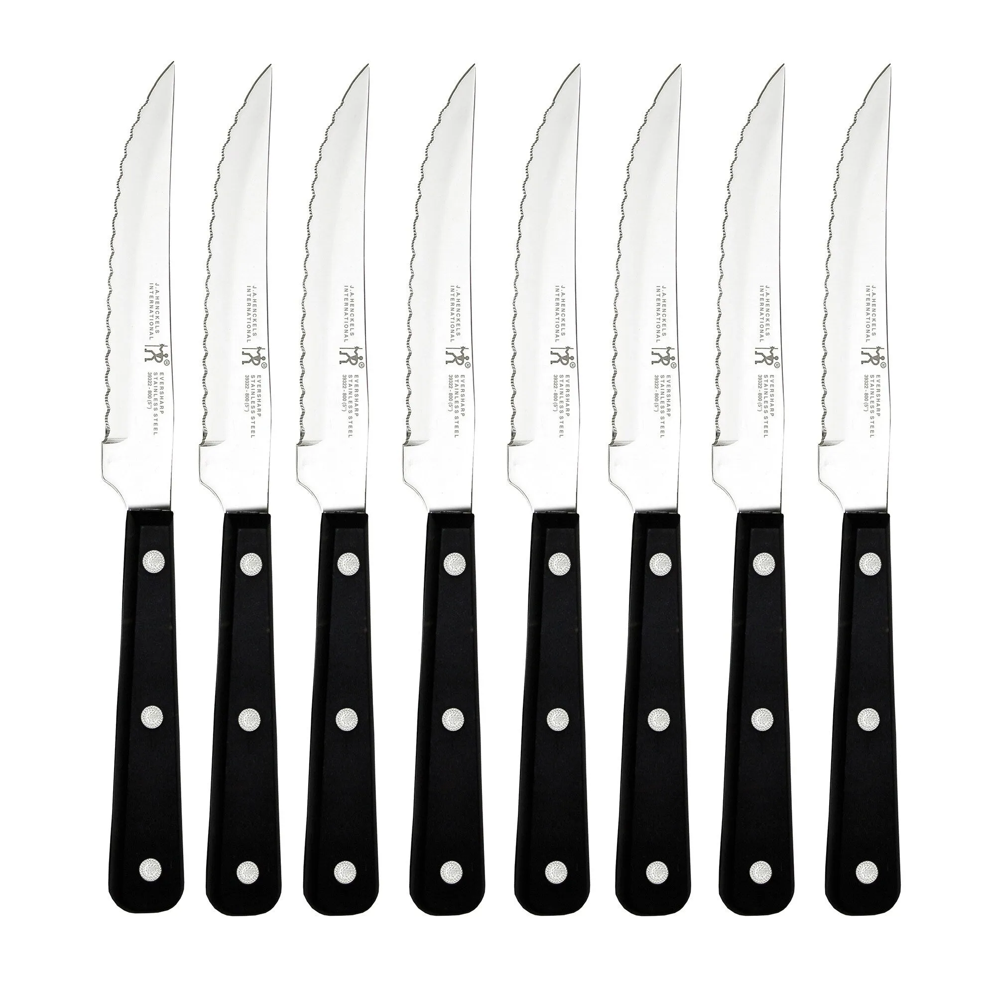 HENCKELS Razor-Sharp Steak Knife Set of 8, German Engineered by 100  Years - Stainless Steel - 8-pc