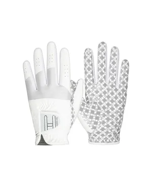 HENZZLE Golf Women's Handle Golf Gloves(Both) - White