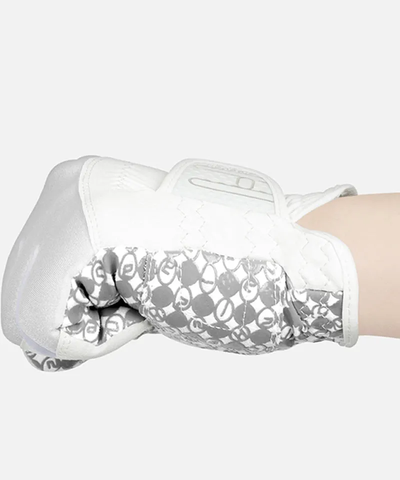HENZZLE Golf Women's Handle Golf Gloves(Both) - White