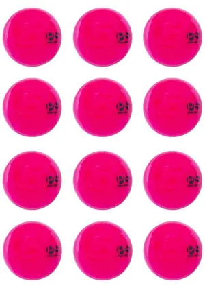 Hockey - Smooth Mini Training Balls 12-Ball Bundle - Pink/Orange/White